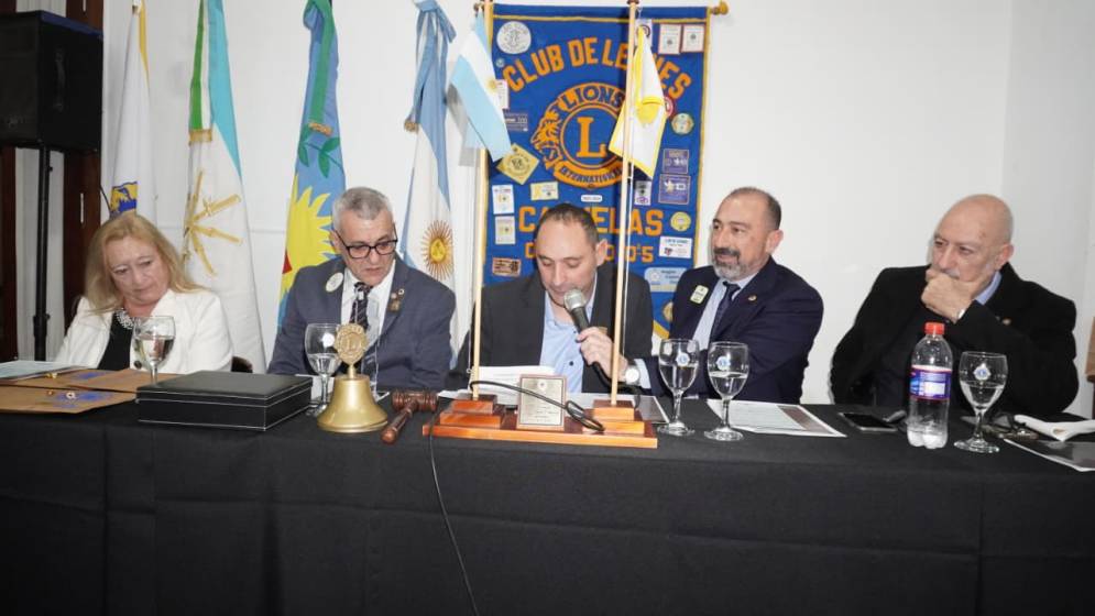 Seba en su primer discurso como presidente de la entidad leonina.