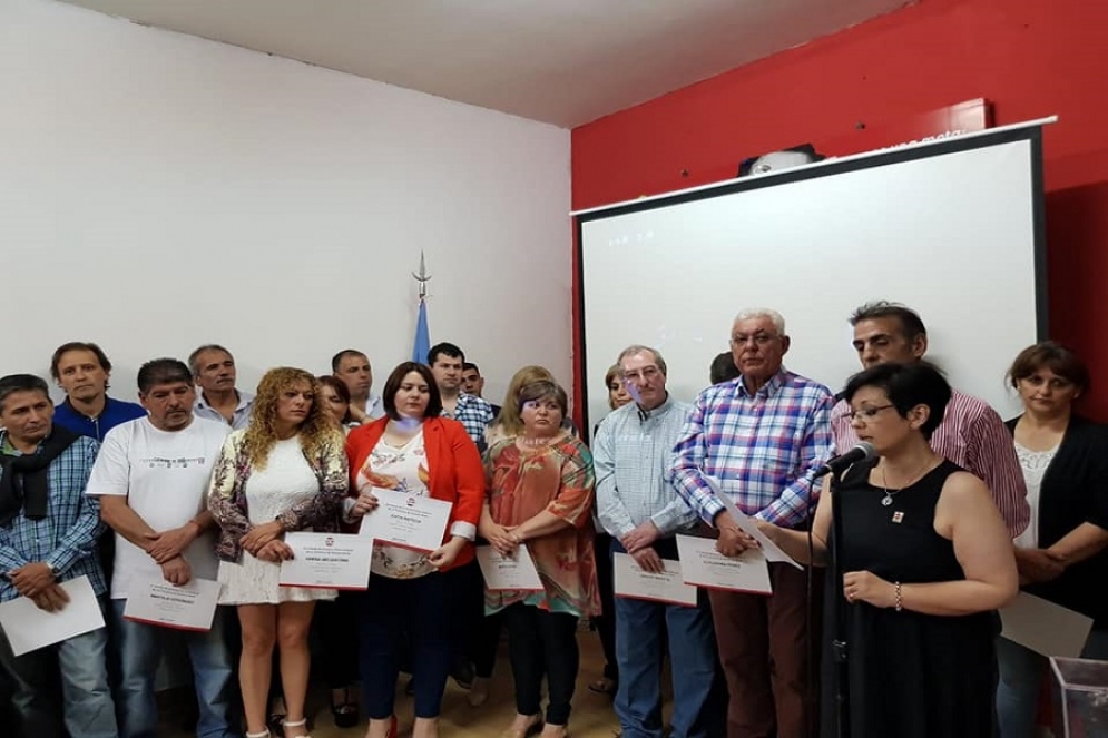 La Comisi&oacute;n Directiva que eligi&oacute; a Iturmendi candidato el d&iacute;a de su asunci&oacute;n. 