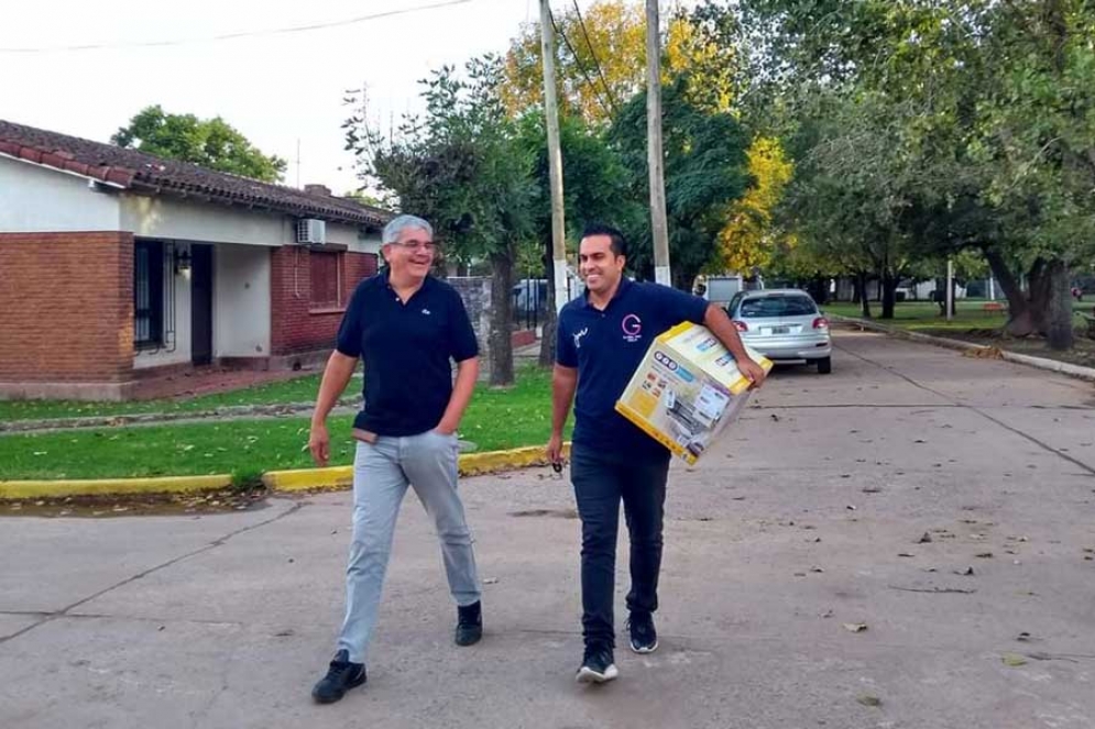 Ricardo de los Santos y Pablo Campos. 