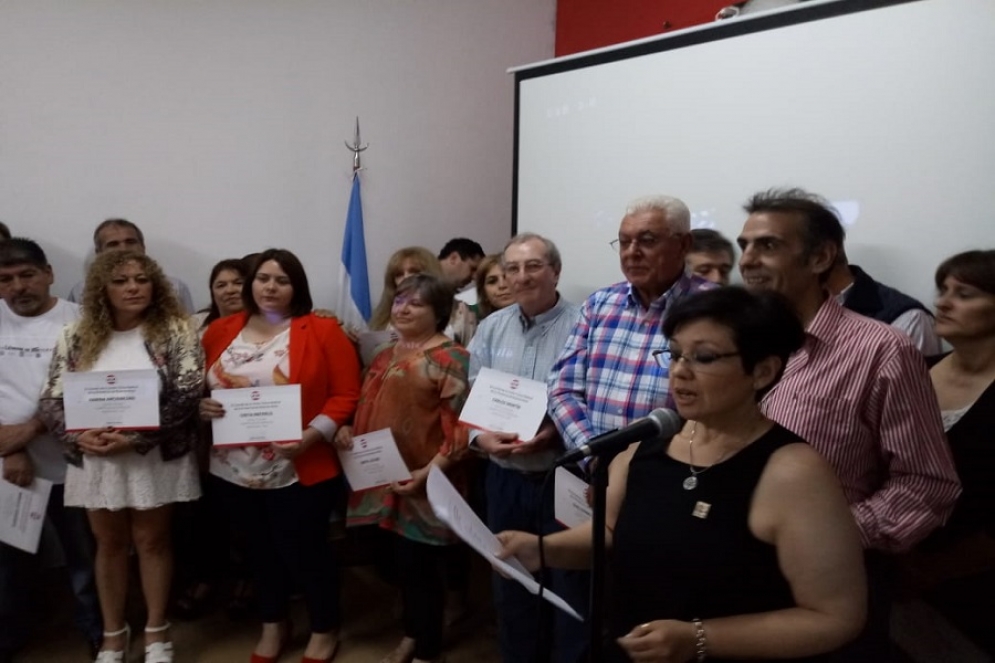 Pereletegui en el momento de su primer discurso como nueva presidenta del Comit&eacute;. 