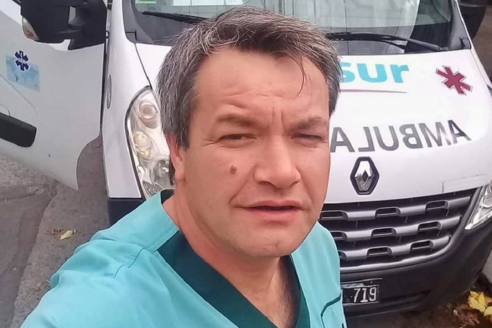 Pablo Arias es personal de salud.