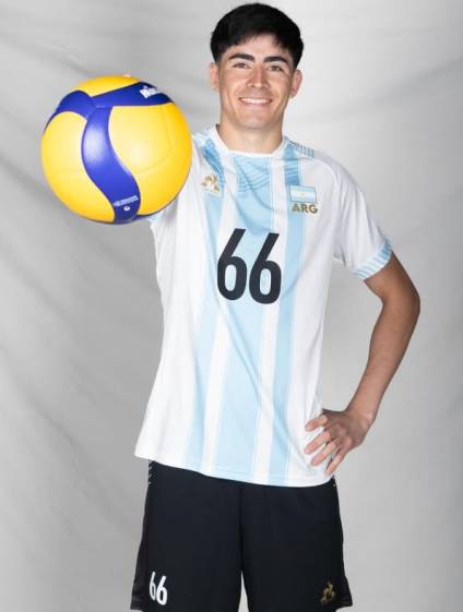 Pablo Denis, el ca&ntilde;uelense que fue citado a la Selecci&oacute;n Argentina de V&oacute;ley