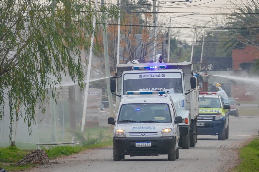 El Operativo de Desinfecci&oacute;n llega a M&aacute;ximo Paz