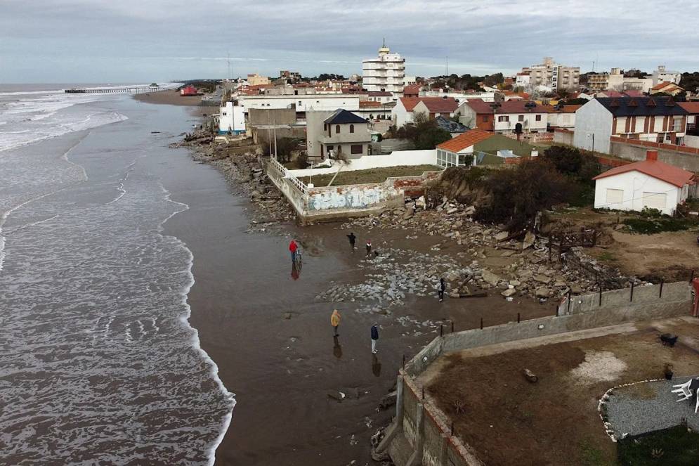 Una postal del casco urbano de Mar del Tuyu.