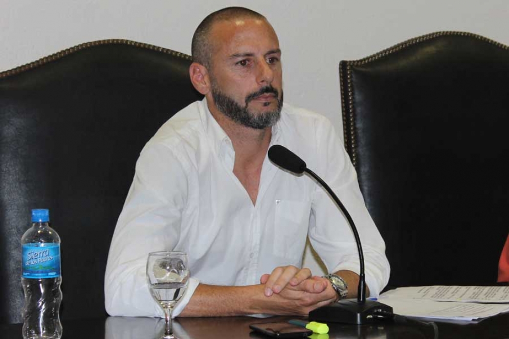 Maximiliano Mazzanti, presidente del HCD de Ca&ntilde;uelas. 