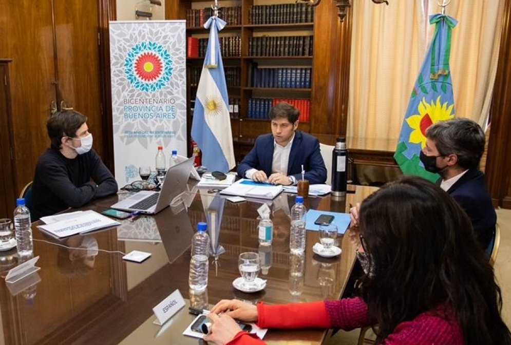 Junto a Kicillof tambi&eacute;n estuvieron el ministro de Producci&oacute;n, Ciencia e Innovaci&oacute;n Tecnol&oacute;gica, Augusto Costa y el ministro de Turismo de la Naci&oacute;n, Mat&iacute;as Lammens.