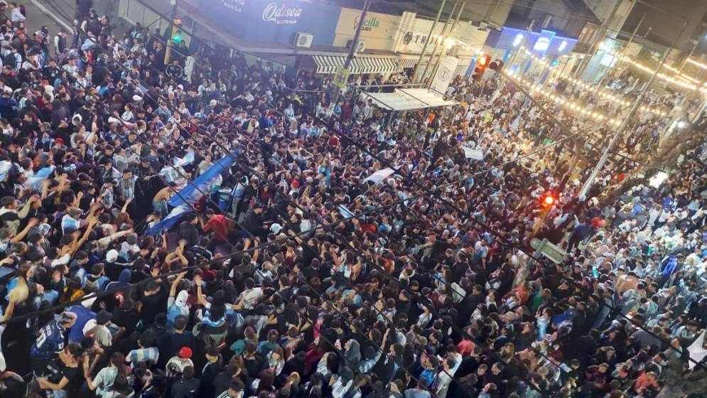 Libertad y 25 de Mayo, el punto de encuentro.
