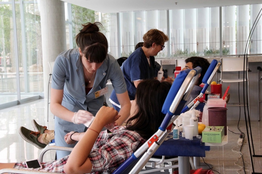 A buen ritmo, termin&oacute; una nueva jornada de donaci&oacute;n de sangre