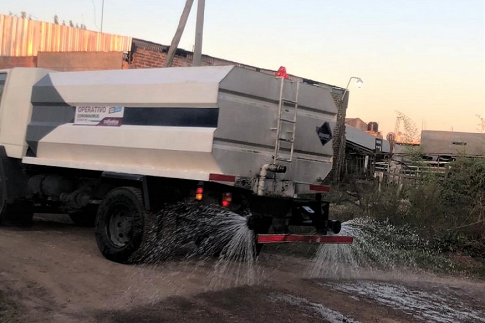 Comenz&oacute; una nueva etapa del plan de desinfecci&oacute;n